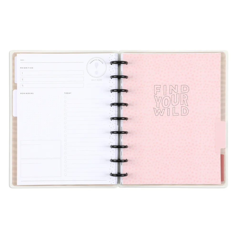 Happy Planner Kind Wild planner journalier non daté 4 mois