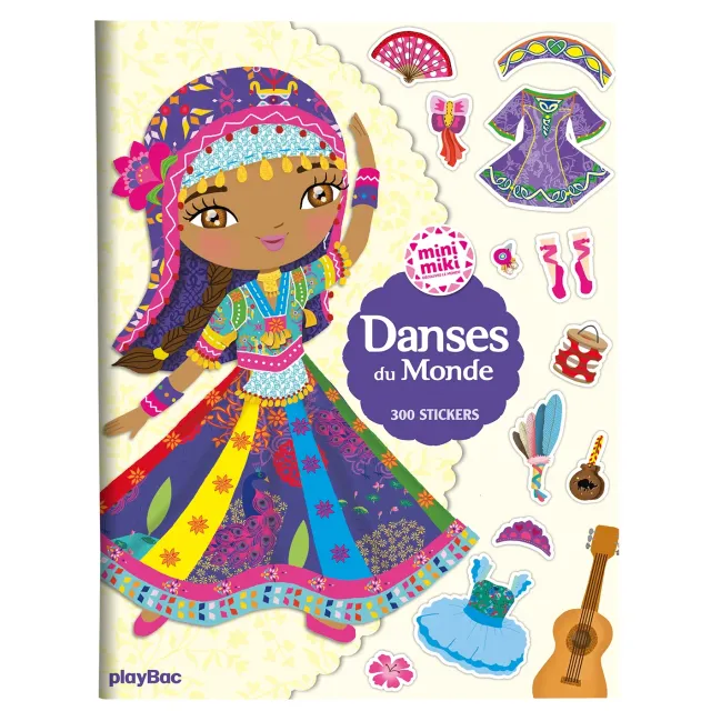 Frigobloc Minimiki Stickers Danses du monde 300 autocollants