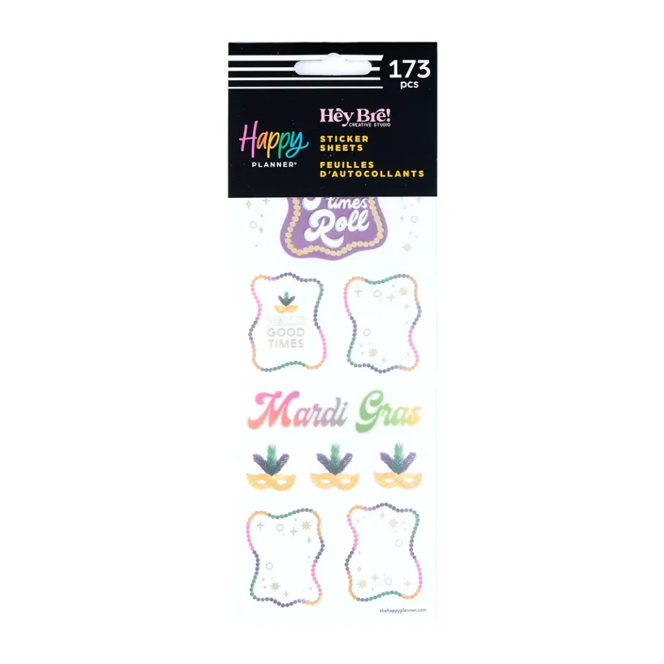 Happy Planner Seasons of Joy stickers saisonniers 8 planches