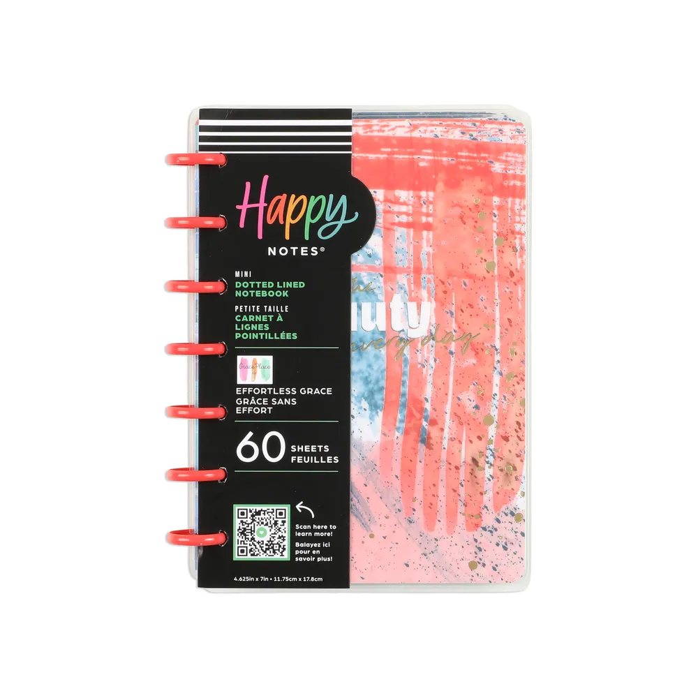 Happy Planner Effortless Grace mini carnet pointillé 60