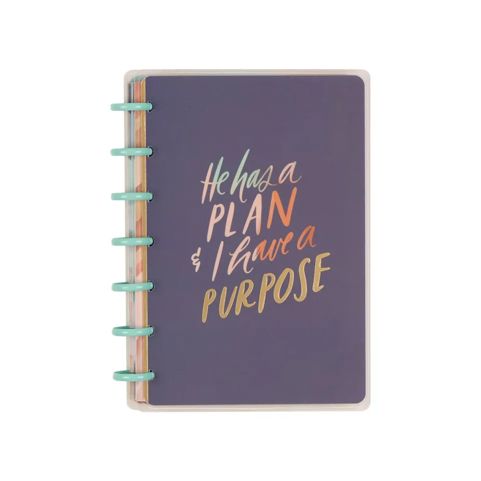 Happy Planner Watercolor Grace Faith mini carnet pointillé 60 feuilles