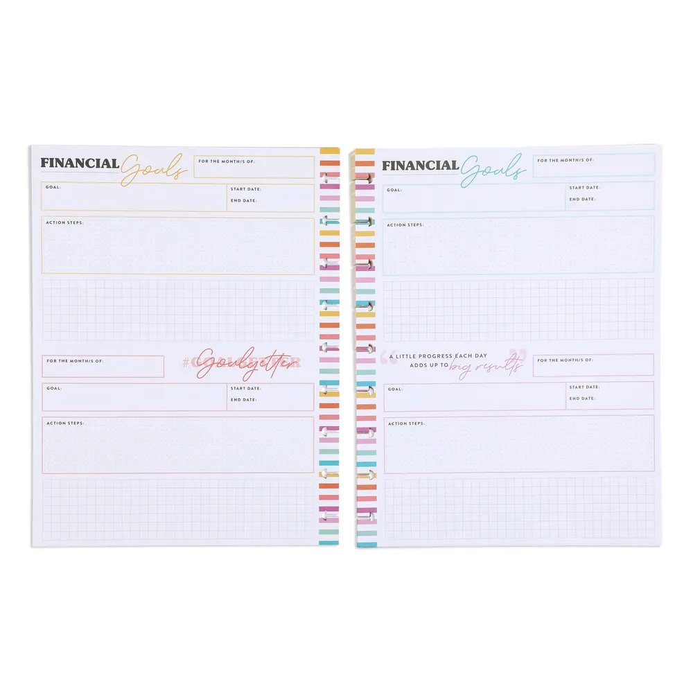 Happy Planner Savvy Saver recharge Classic suivi dettes budget