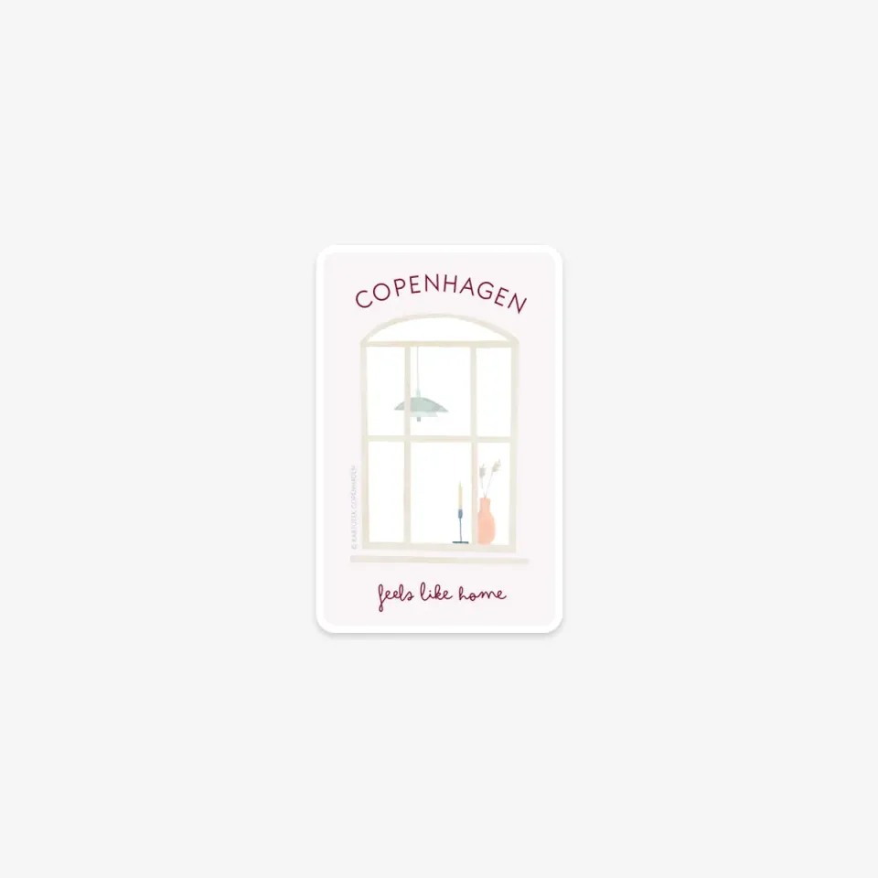 Kartotek Copenhagen Home sticker vinyle mat PVC-free