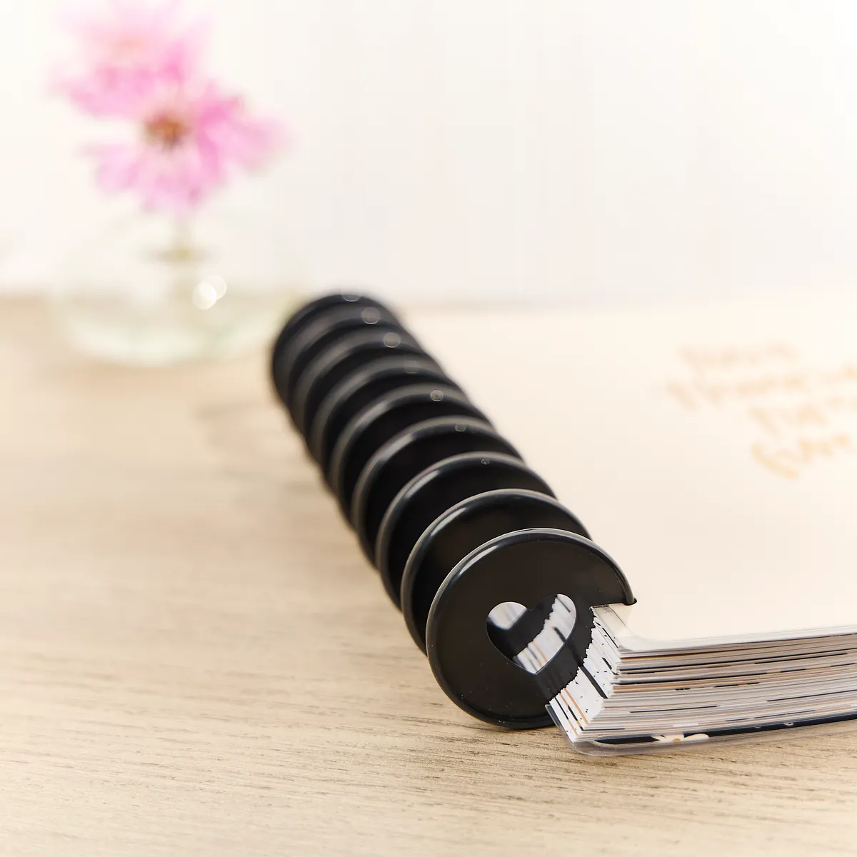 Happy Planner Black disques expander plastiques noirs x11
