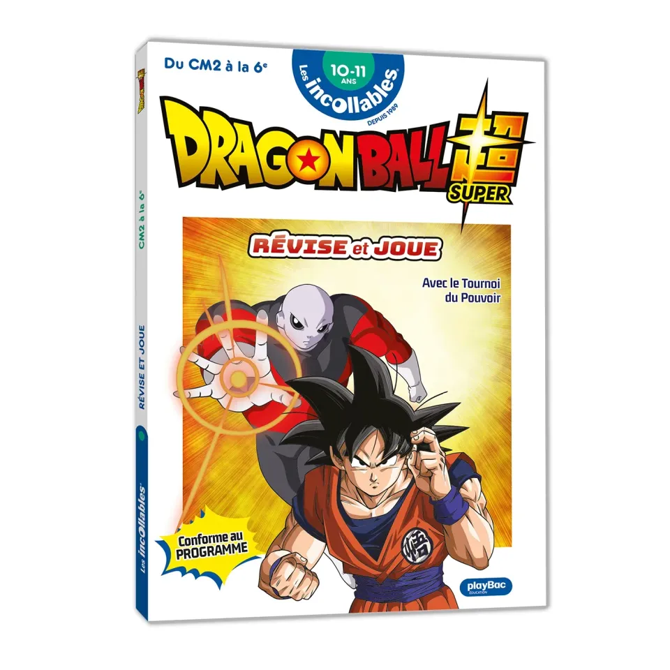 Dragon Ball Super Incollables cahier vacances CM2-6e 2026