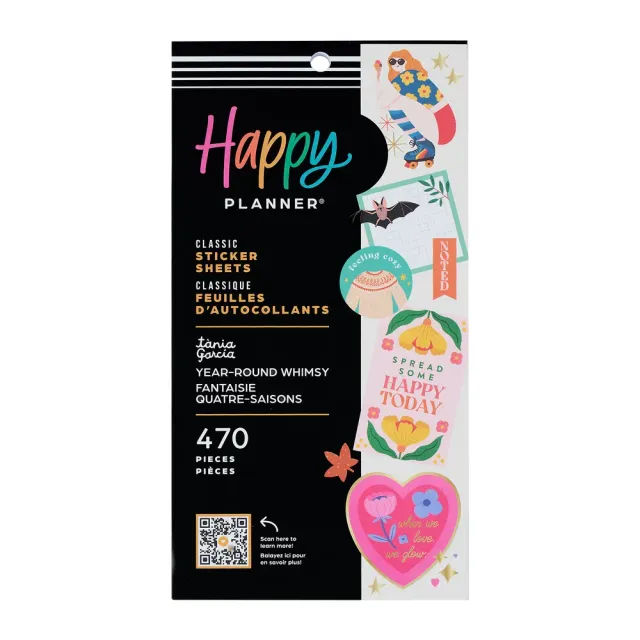 Happy Planner Tania Garcia Seasonal stickers Classic 470 pièces