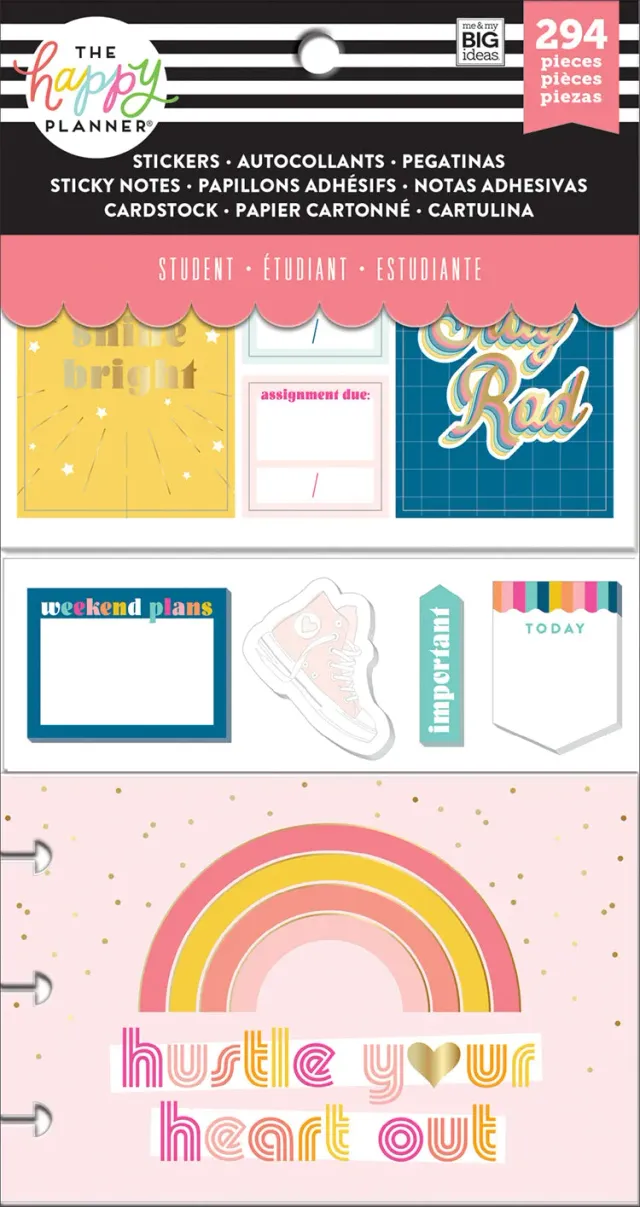 Me & my big ideas Stay Rad pack accessoires stickers étudiant