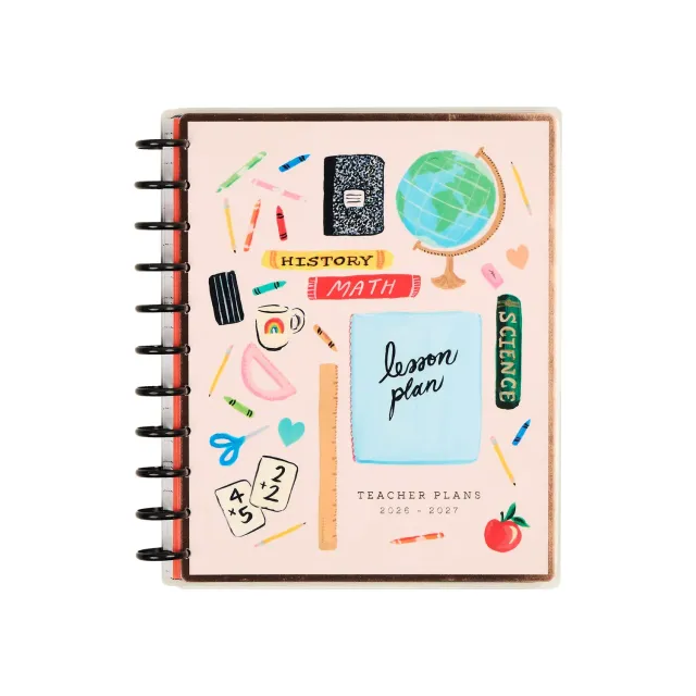 Happy Planner Bright Lessons agenda enseignant big 2026-2027