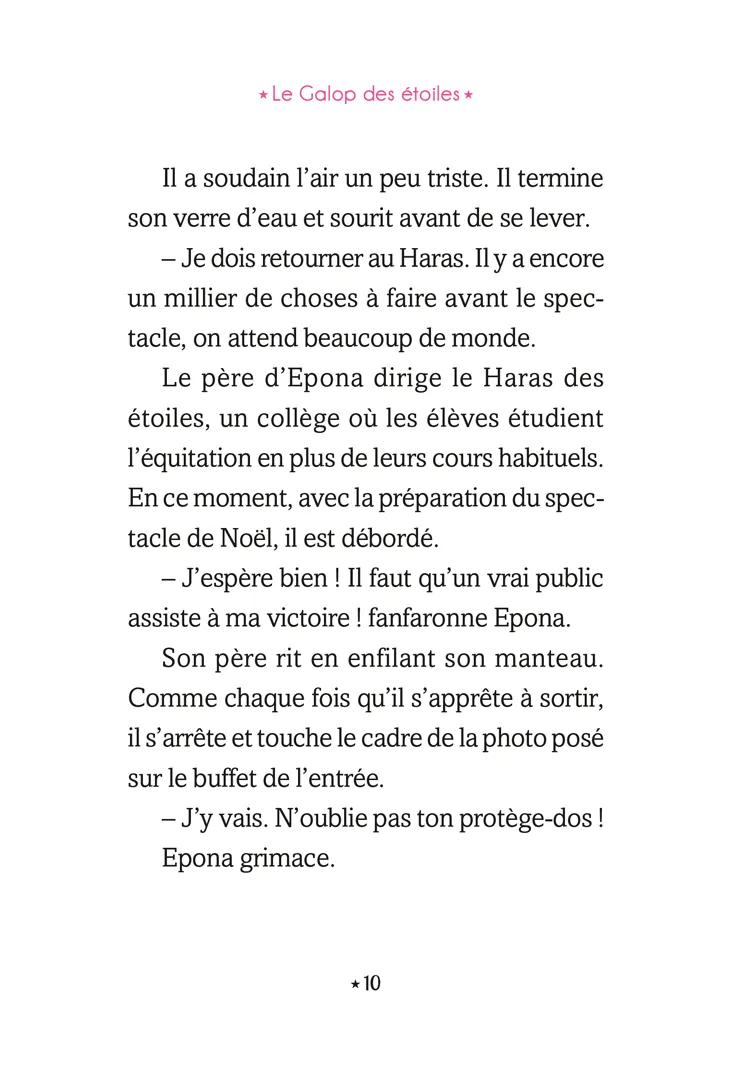 Frigobloc Galop des Etoiles Mauvaise chute Tome 3 roman dès 8 ans