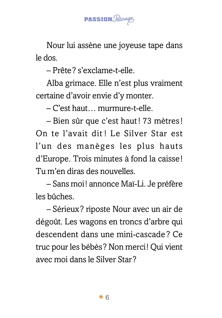 Frigobloc Passion Patinage Danser en couple Tome 3 roman 8-12 ans