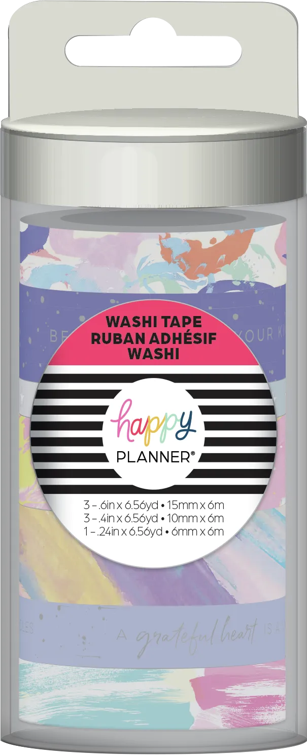 Happy Planner GracePlace washi tape 7 rouleaux cœur