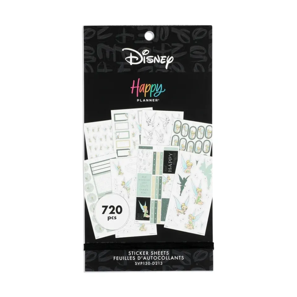 Happy Planner Disney stickers Tinker Bell 720 pièces vert