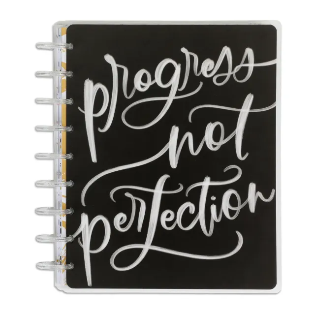 Happy Planner Progress Classic journal guidé à disques bien-être