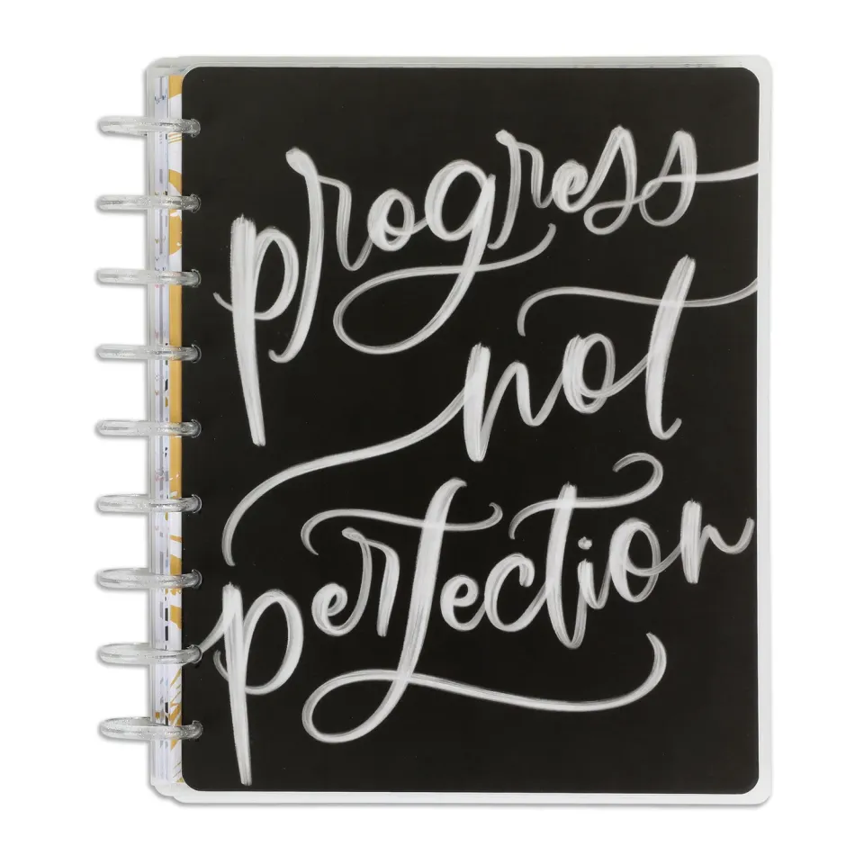 Happy Planner Progress Classic journal guidé à disques bien-être