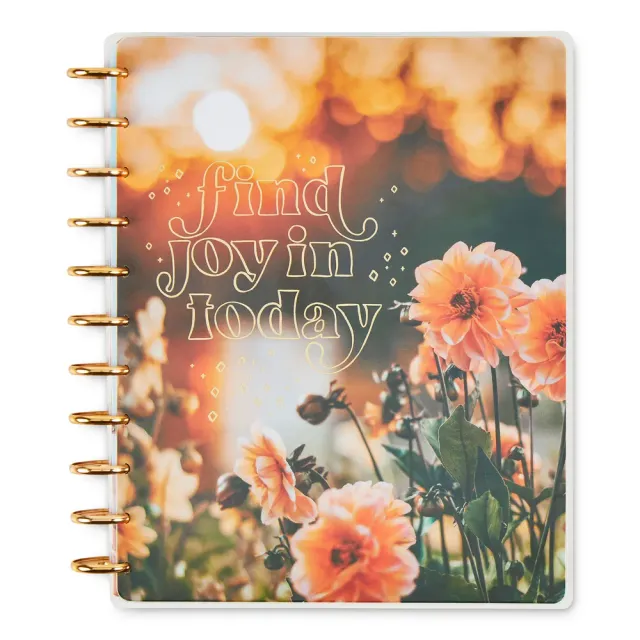 Happy Planner Retro Blooms journal photo Big Deluxe floral