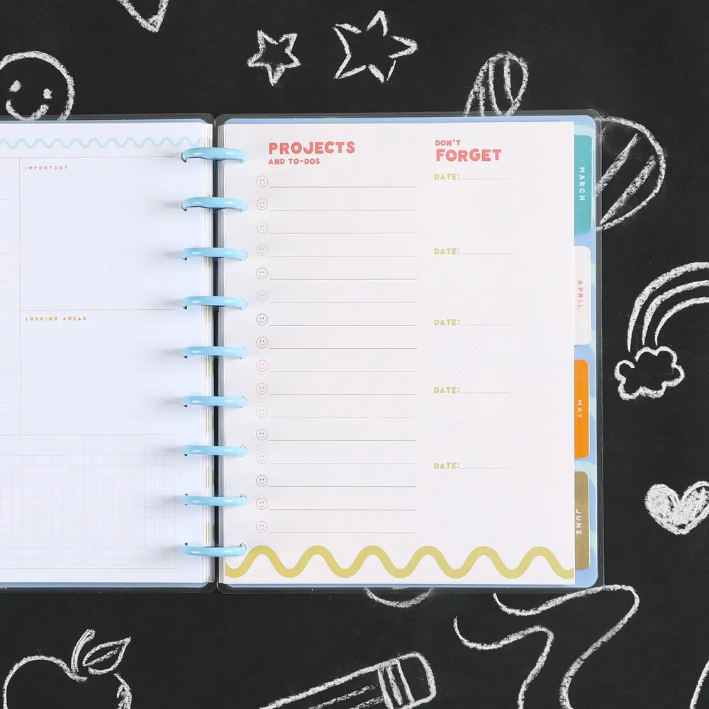 Happy Planner Super Happy Classic bloc-notes 100 feuilles projet