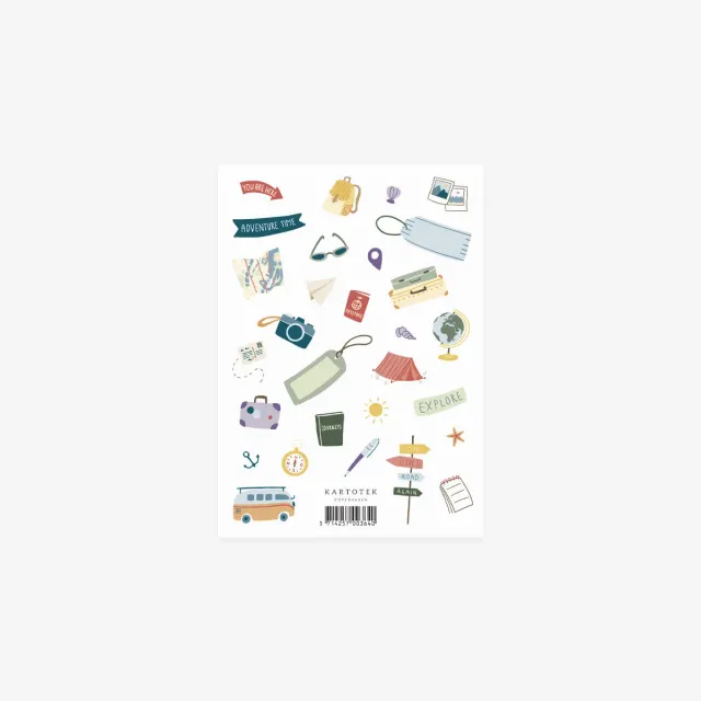 Kartotek Travel autocollants voyage journal