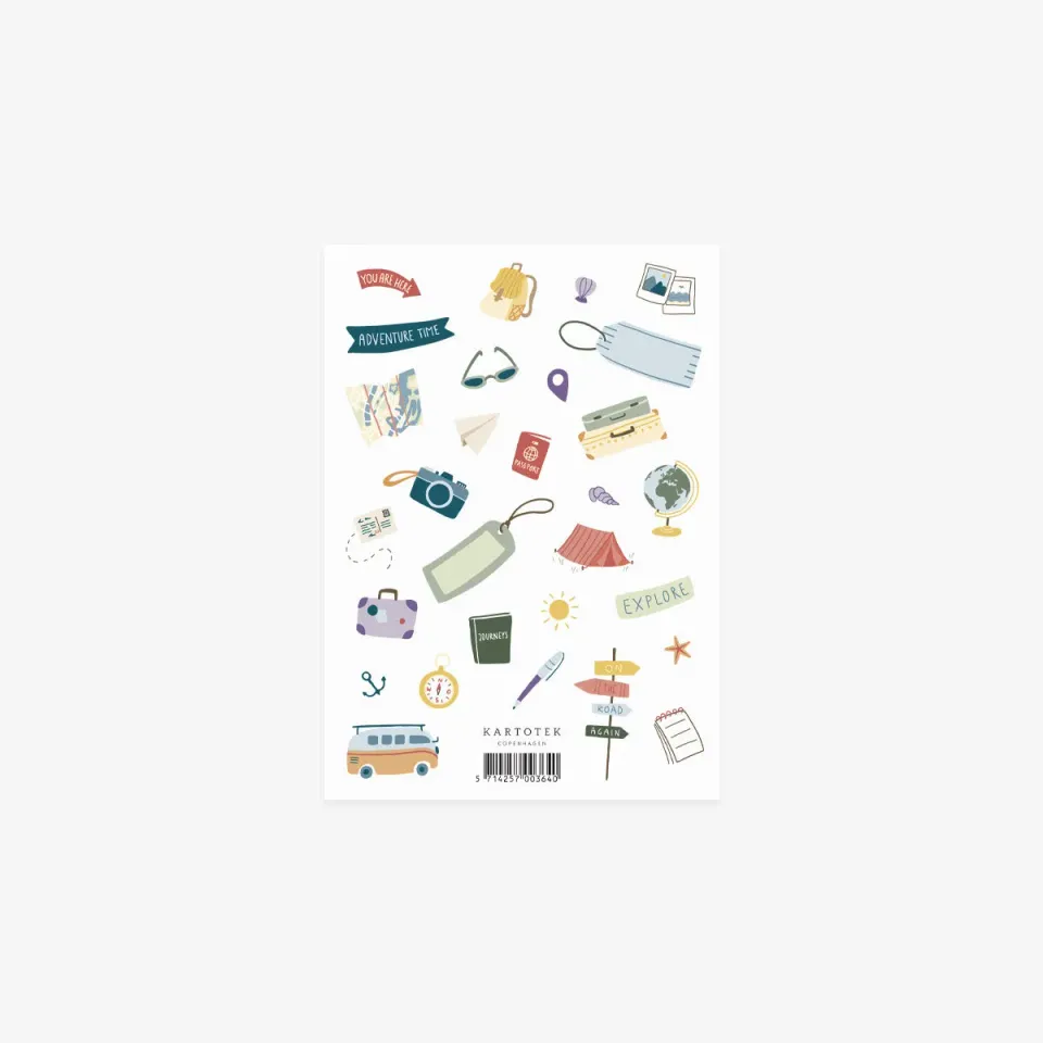 Kartotek Travel autocollants voyage journal