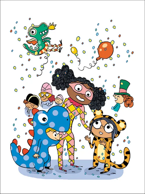Frigobloc Incollables Premières lectures Tome 17 livre Carnaval niv.2