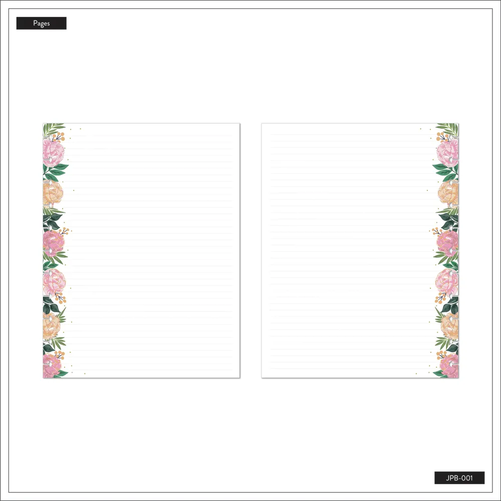 Happy Planner Garden Wedding carnet Big pointillé 60 feuilles mariage