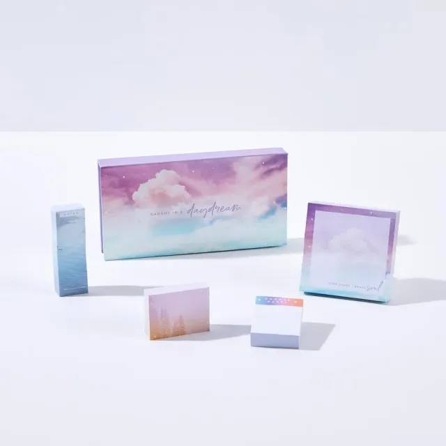 Happy Planner Kind Heart Brave Soul post-it 4 blocs décor bureau