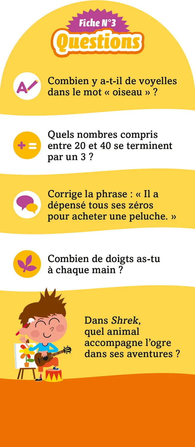 Les Incollables Du CP au CE1 quiz 250 questions 6-7 ans