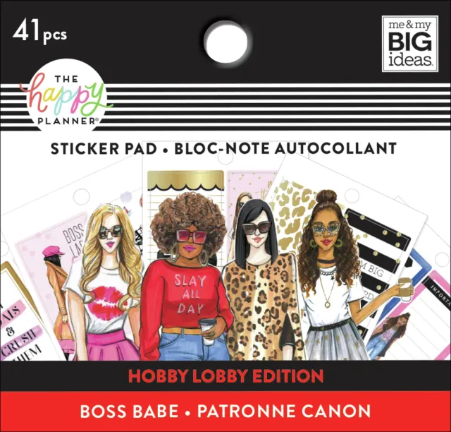 Happy Planner Rongrong Boss Babe mini stickers 41 stickers