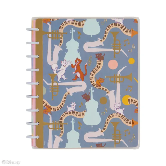 Happy Planner Aristochats carnet Classic pointillé 60 feuilles
