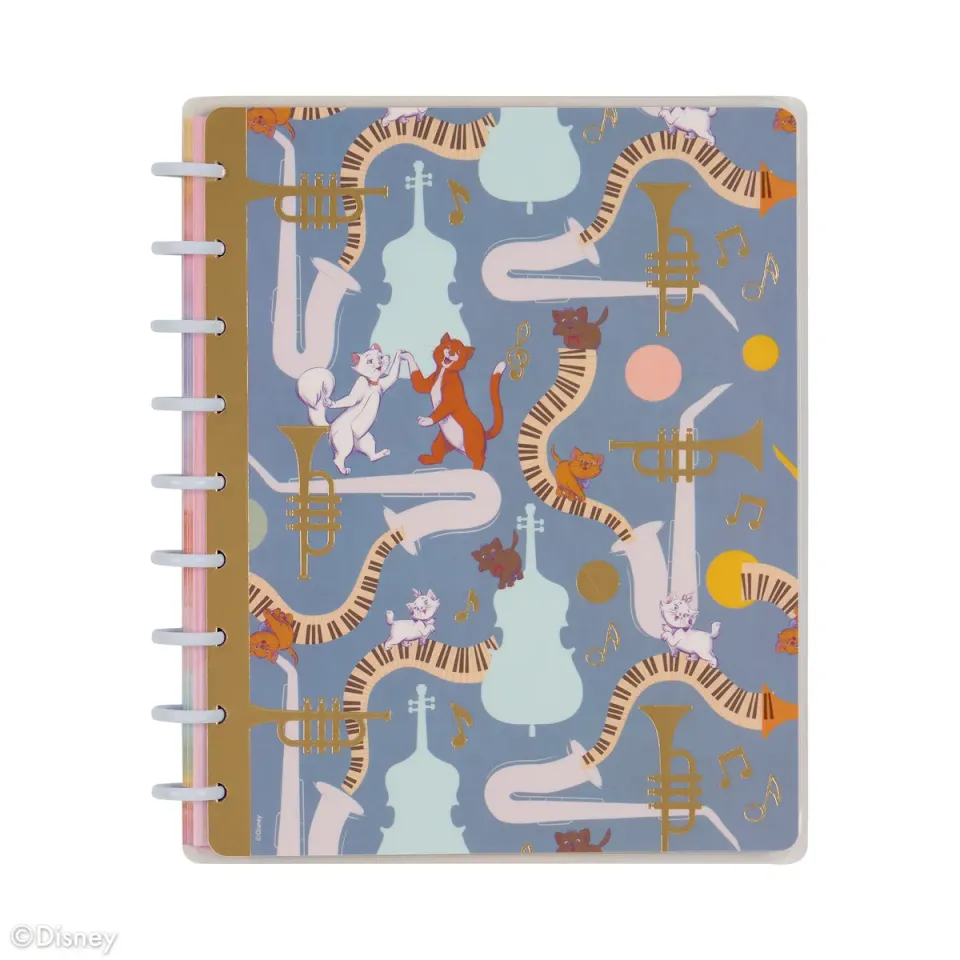 Happy Planner Aristochats carnet Classic pointillé 60 feuilles