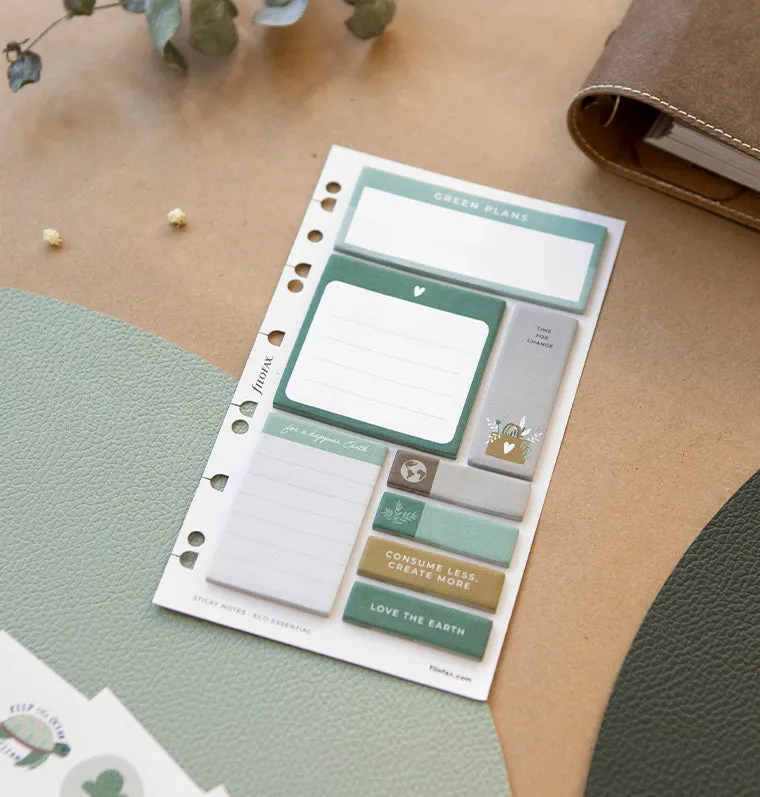 Filofax Eco Essential notes adhésives repositionnables
