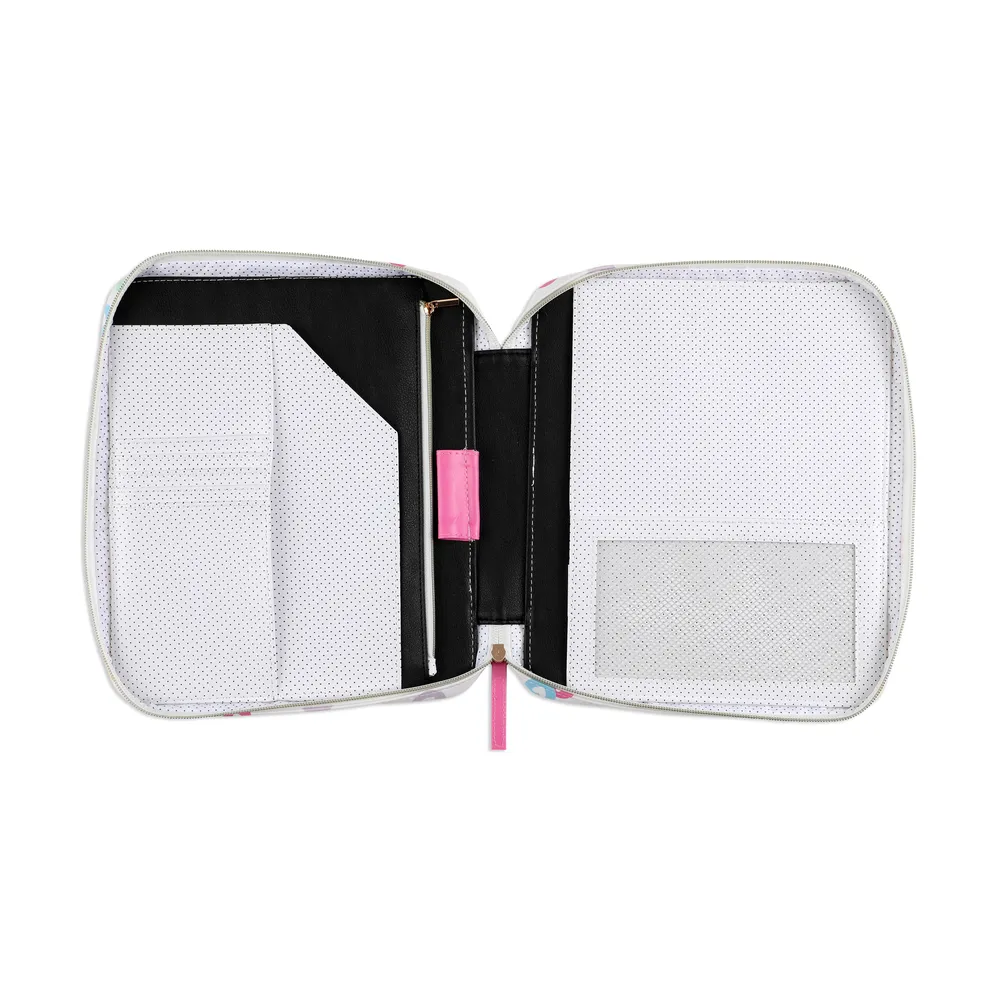 Happy Planner Happy Brights housse zippée Classic simili cuir