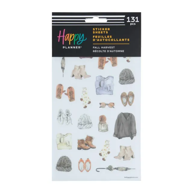 Happy Planner Fall Harvest stickers automne 131 saison
