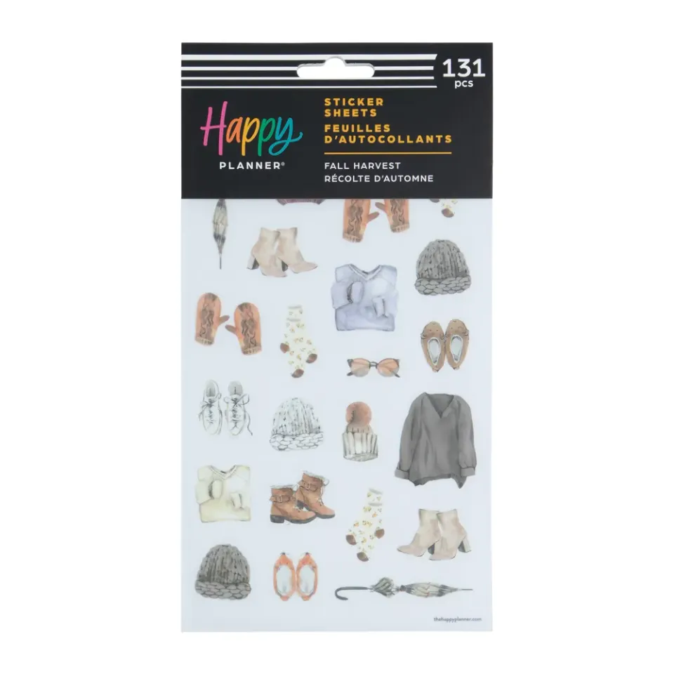 Happy Planner Fall Harvest stickers automne 131 saison