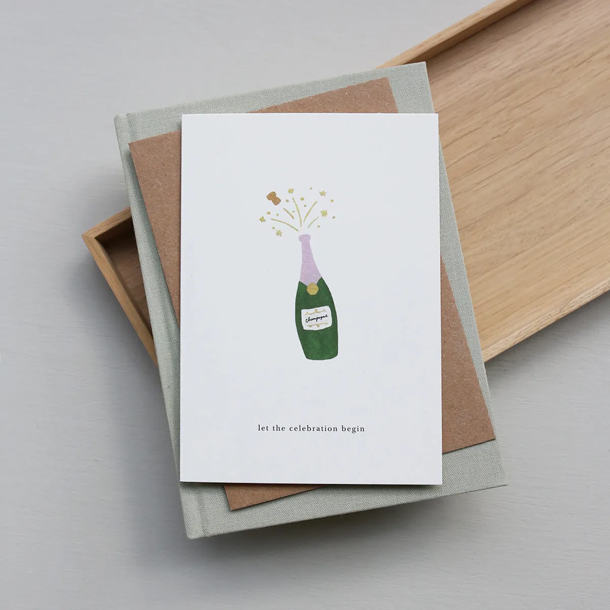 Kartotek Champagne carte félicitations célébration