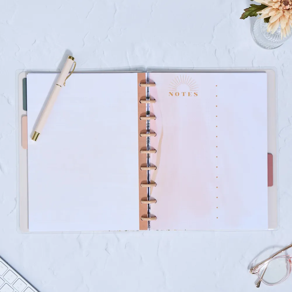 Happy Planner Golden Hour recharge Classic 40 feuilles pointillé