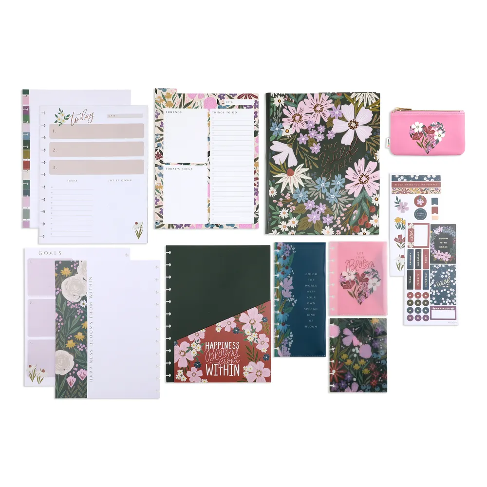 Happy Planner Made to Bloom kit compagnon Big floral