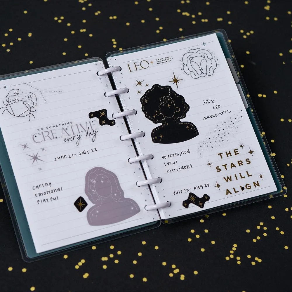 Happy Planner Zodiac stickers value pack 30 feuilles 638 transparent