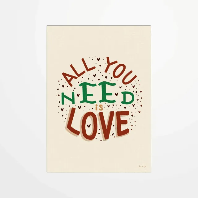 My365 Rio Soley All you need is love carte postale