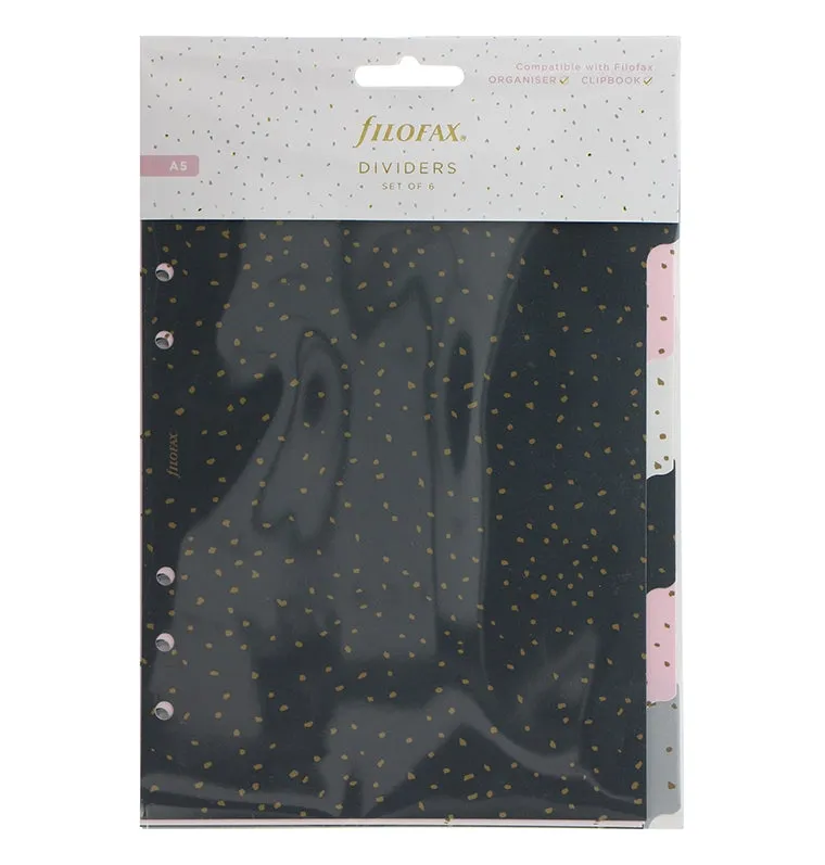 Filofax Confetti Intercalaires A5 plastique