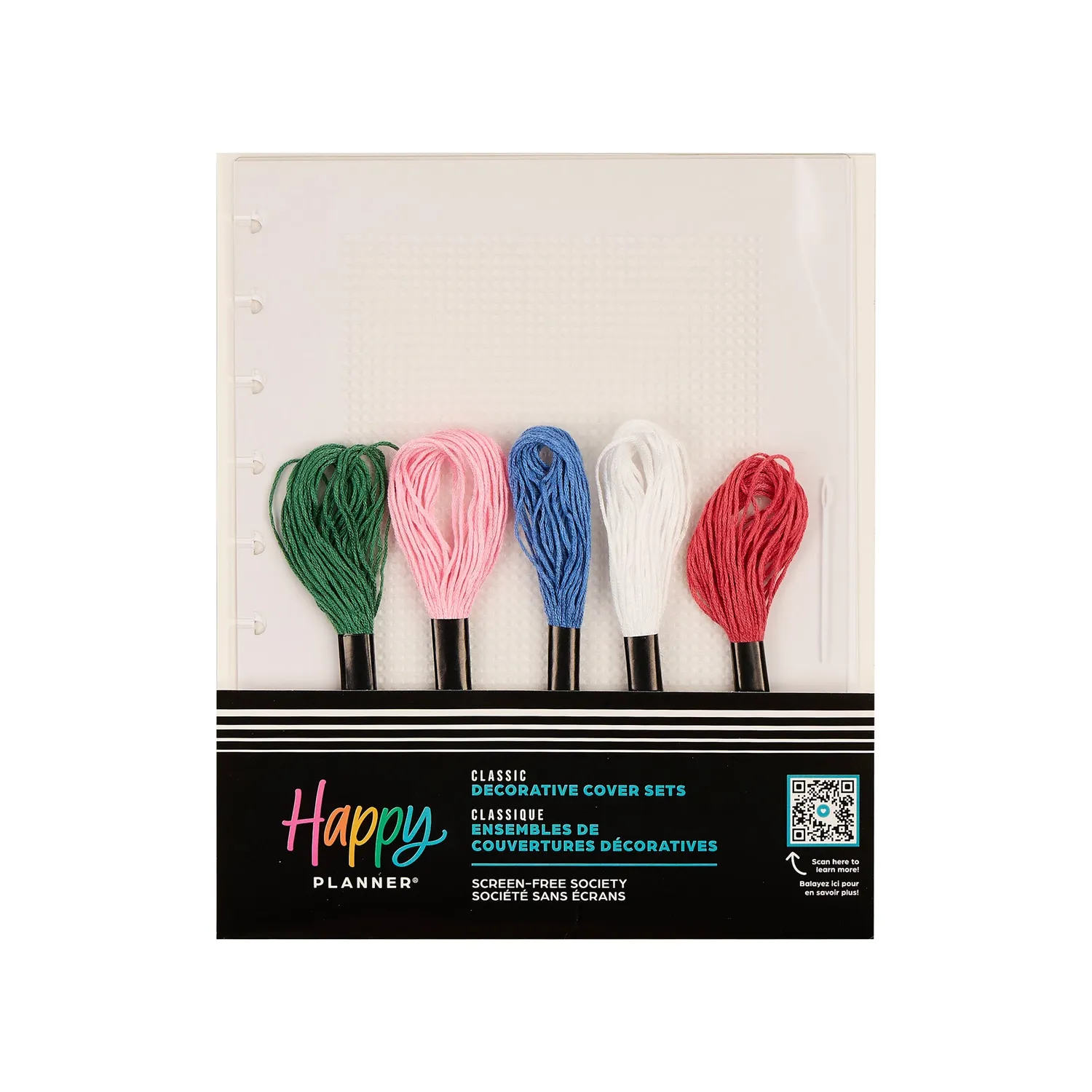 Happy Planner Screen Free Society couverture à broder Classic