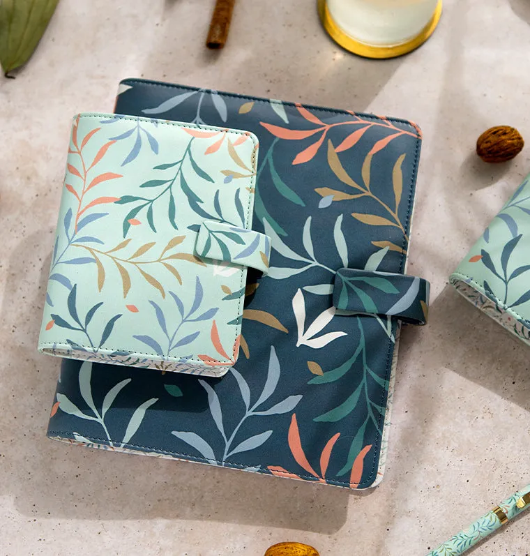 Filofax Botanical organiseur anneaux A5 bleu