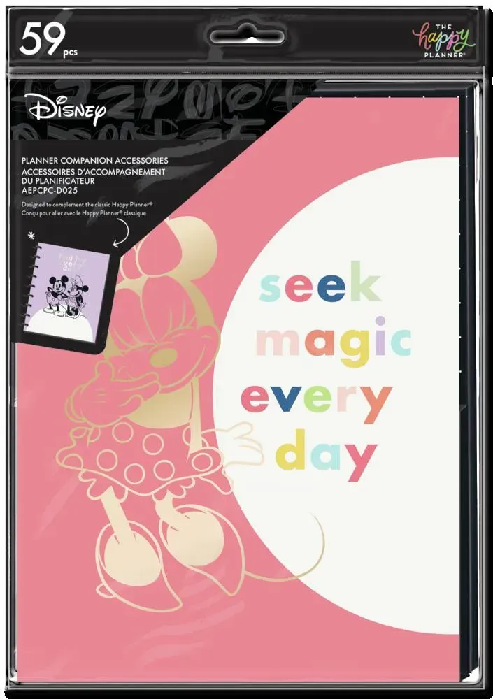 Happy Planner Minnie Mouse compagnon agenda Classic Minnie