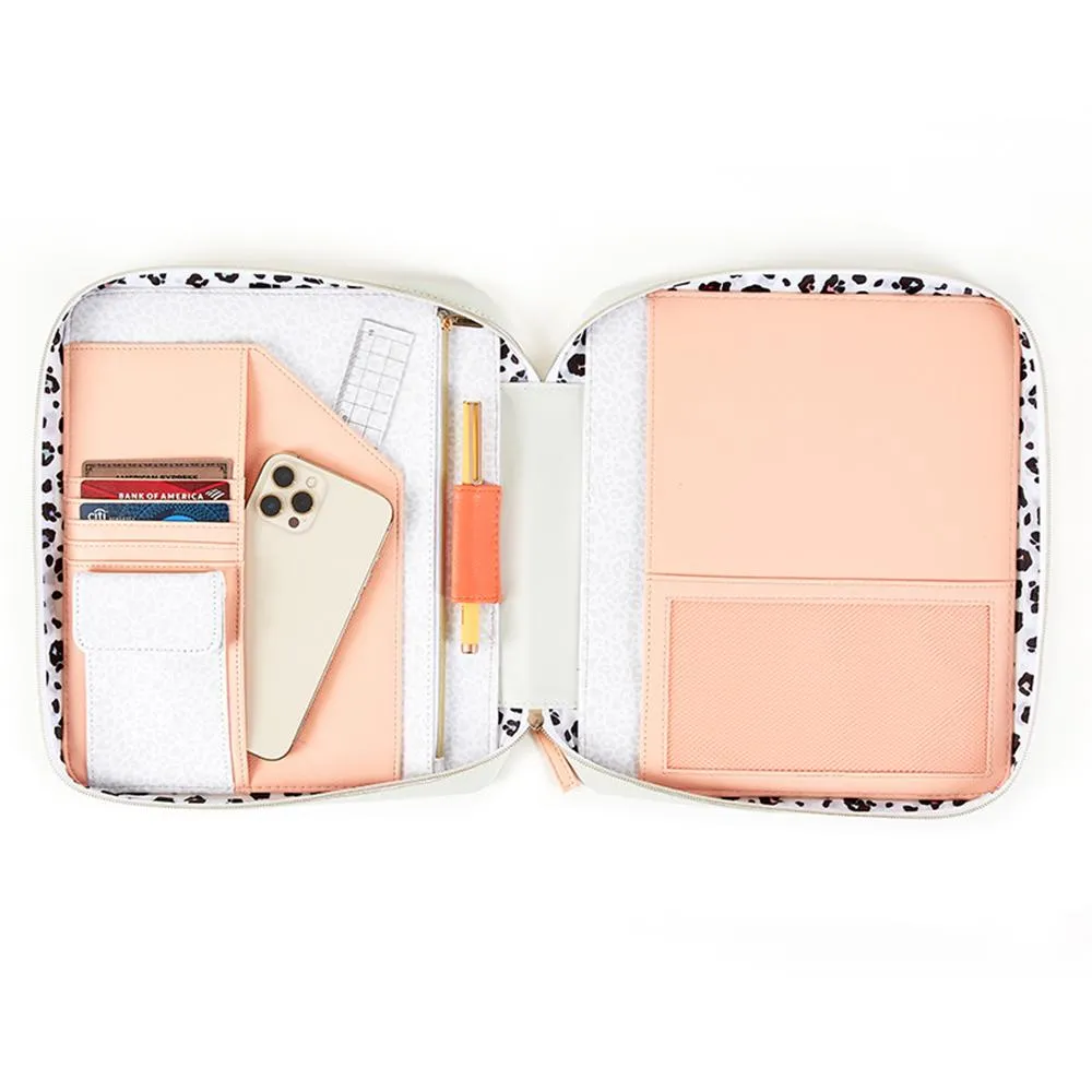Me & my big ideas Colorful Leopard pochette agenda Classic zippée