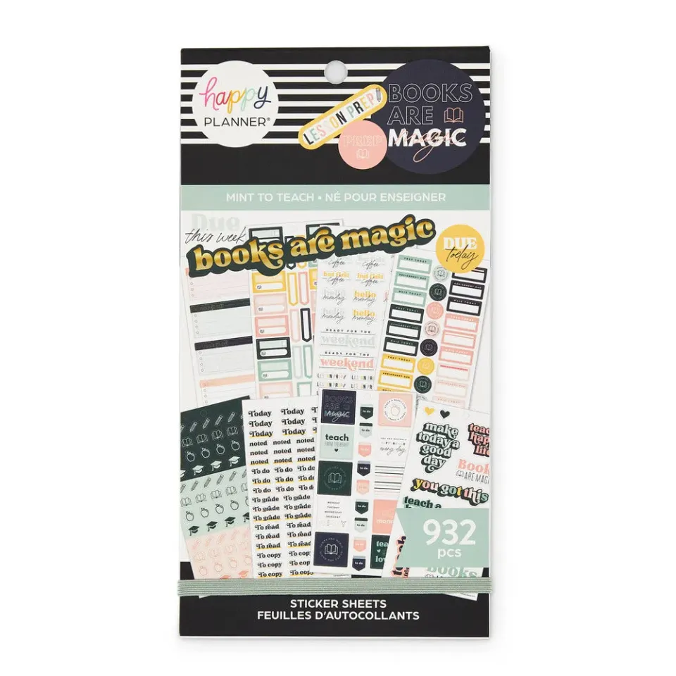Me & my big ideas Mint to Teach autocollants Value Pack 932
