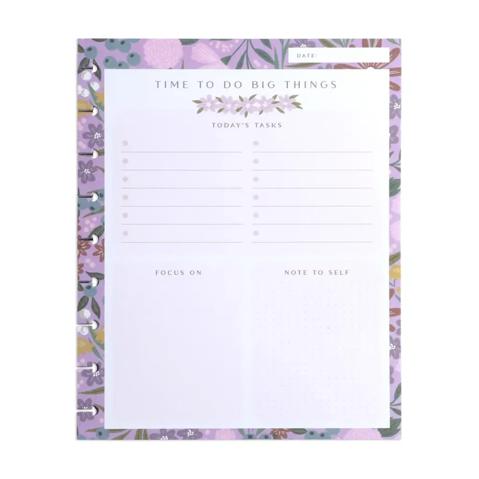 Happy Planner Made to Bloom bloc notes Classic 100 feuilles