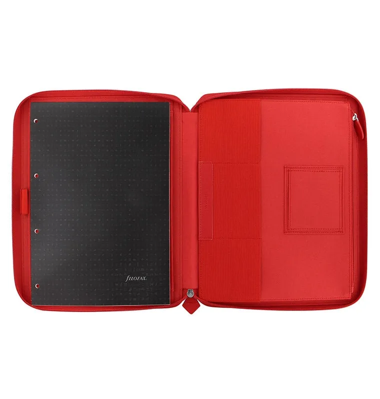 Filofax Metropol A4 conférencier zippé noir similicuir