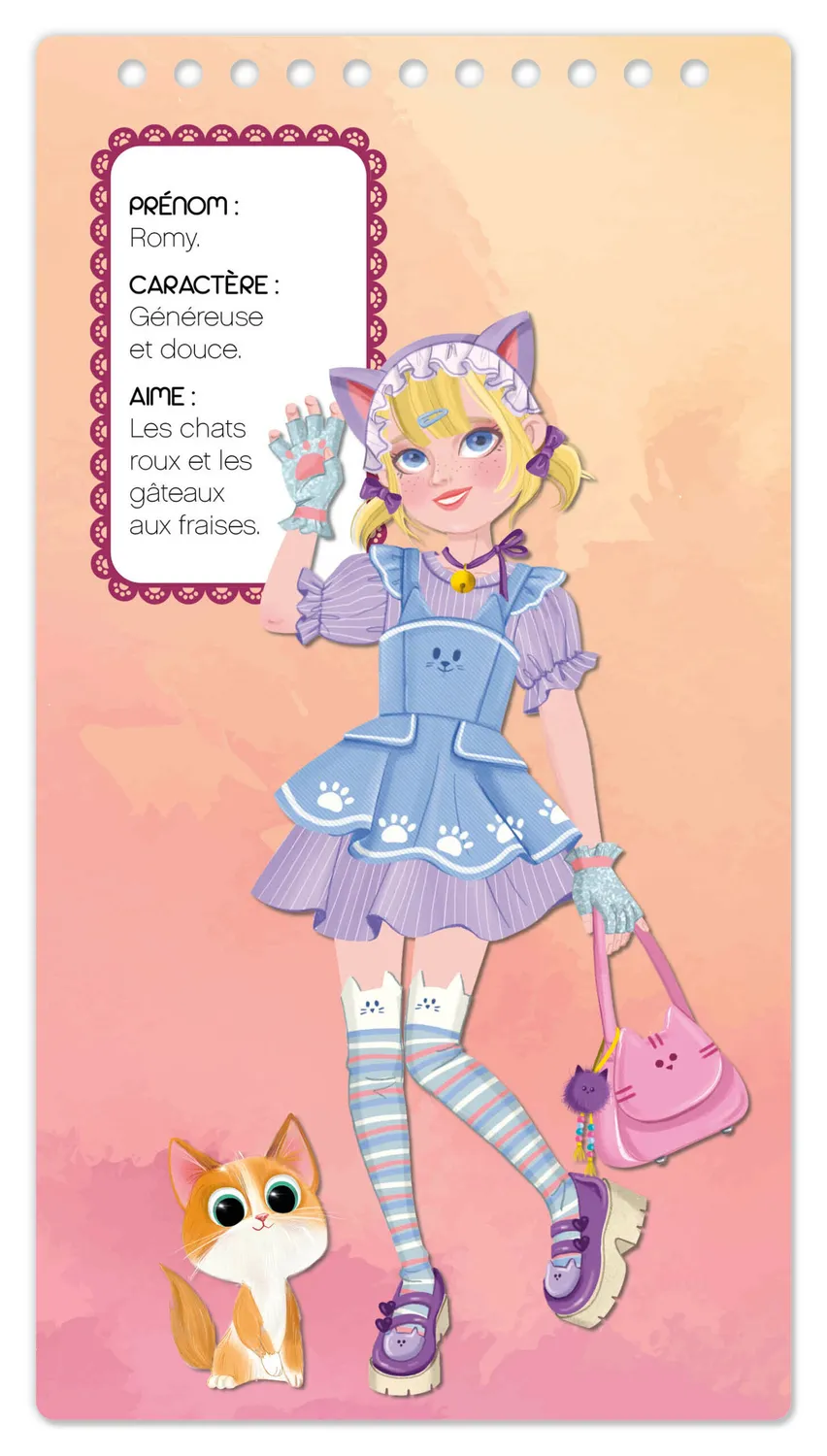 Mode Academy Chatons carnet créatif styliste bracelet