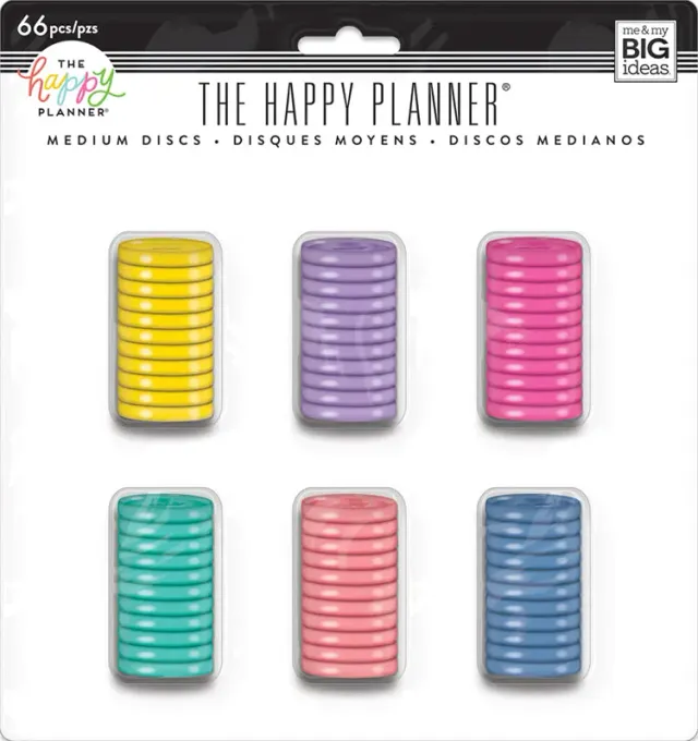 Happy Planner Medium disques agenda lot 66 multicolore