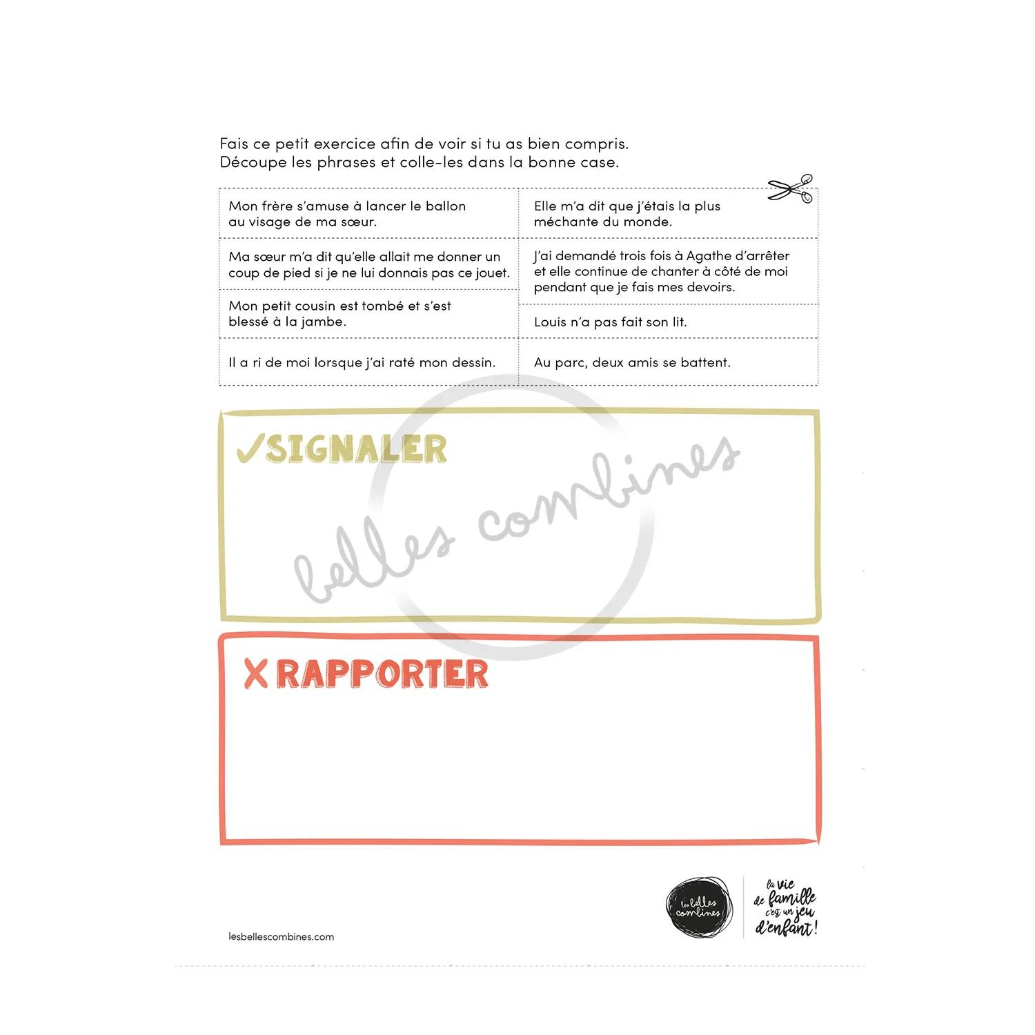 Les Belles Combines Petits paniers percés affiche française comportement