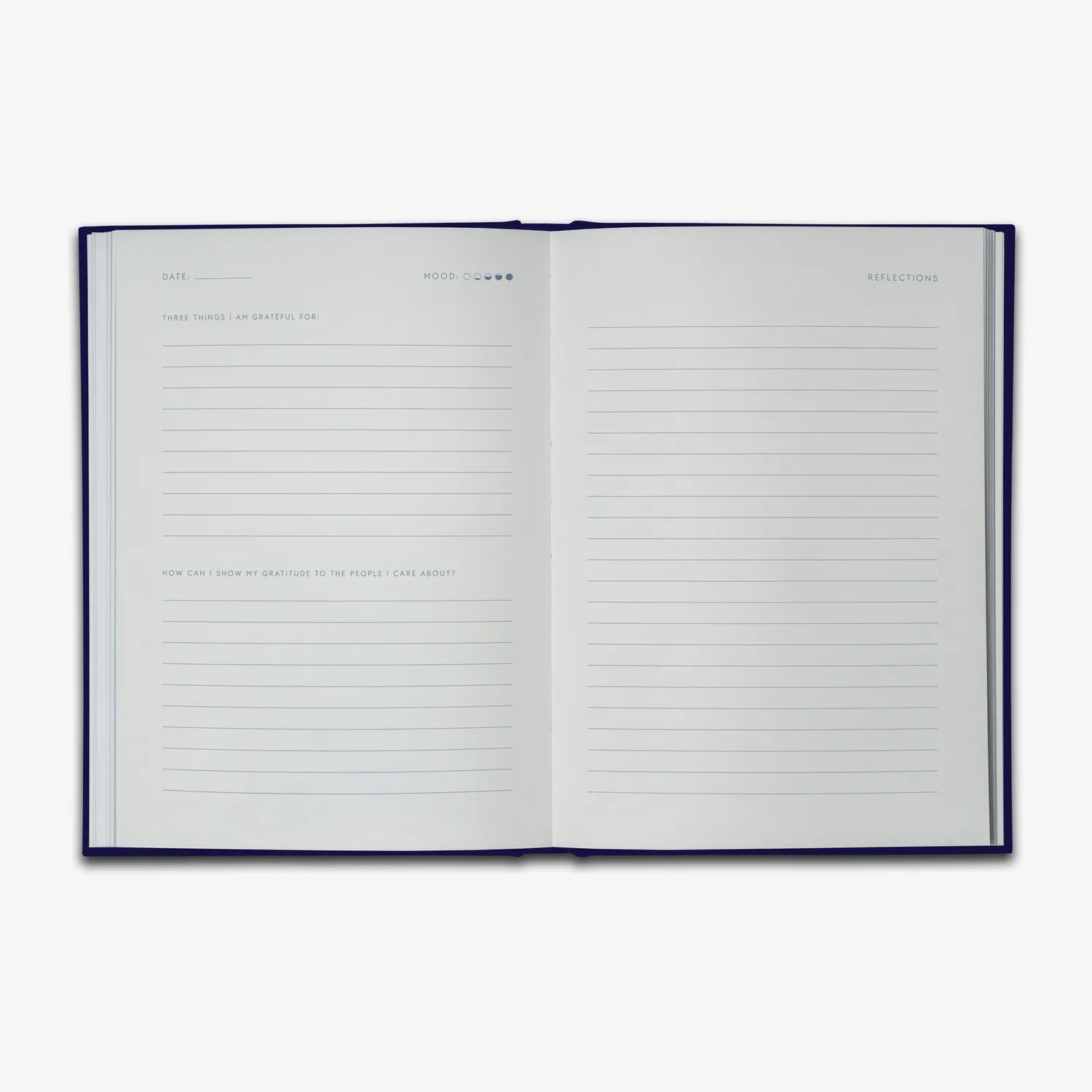 Kartotek Reflections journal guidé bleu nuit